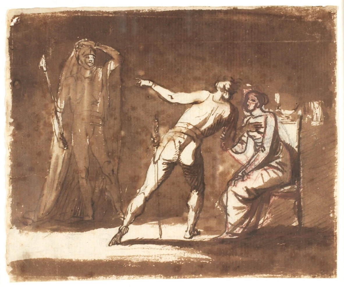 Studio di Amleto con sua madre - Statens Museum for Kunst